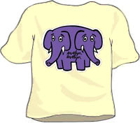 Evelyn Evelyn "Elephant Elephant" t-shirts!